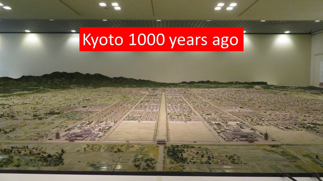 Diorama of Kyoto 1000 years ago