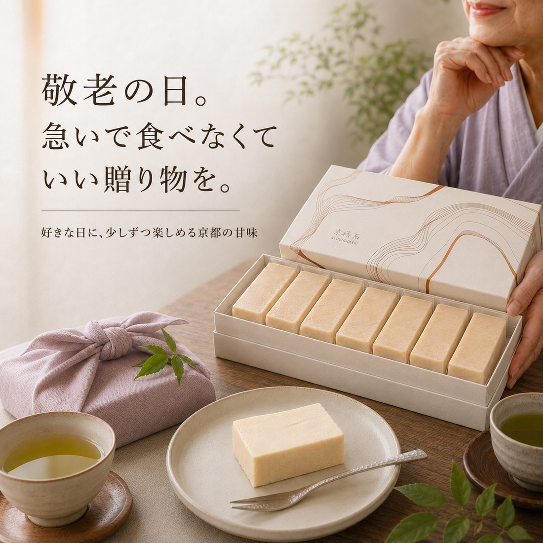 敬老の日。急いで食べなくていい贈り物を。