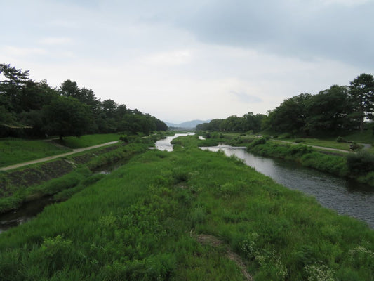 鴨川の上流(賀茂川)